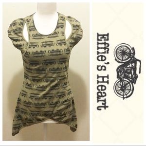 Effie’s Heart Mod Cloth high low train top